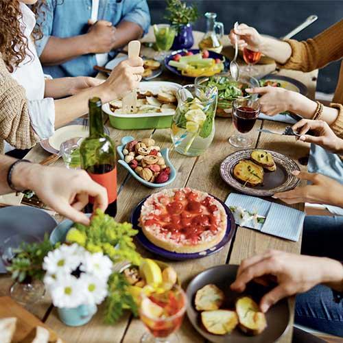 Les repas de fête, une vraie mise en scène ! Les repas de fête, une vraie mise en scène !