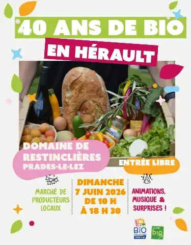40 ans de Biocoop au Domaine de Restinclières