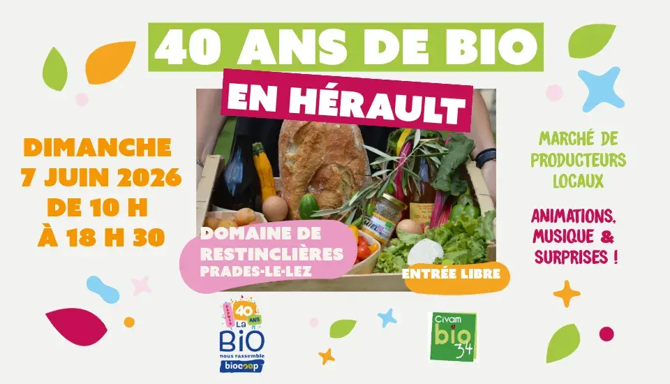 40 ans de Biocoop au Domaine de Restinclières