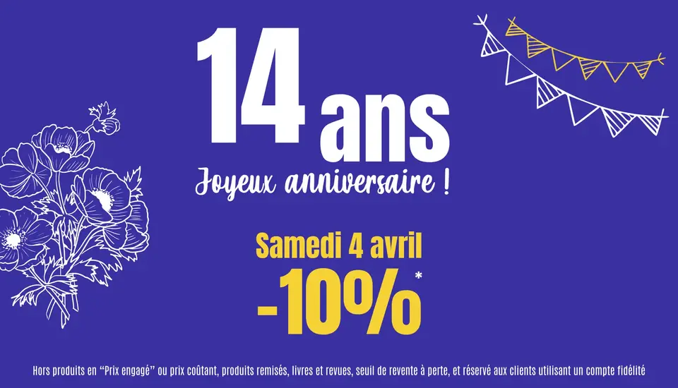 14 ans magasin